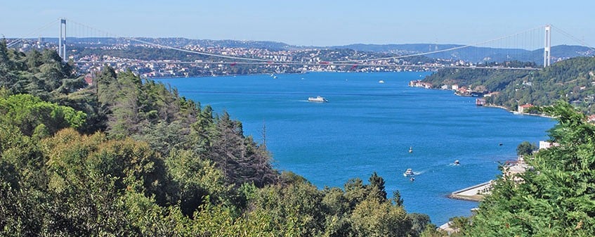 View towards Bosphorus Straits