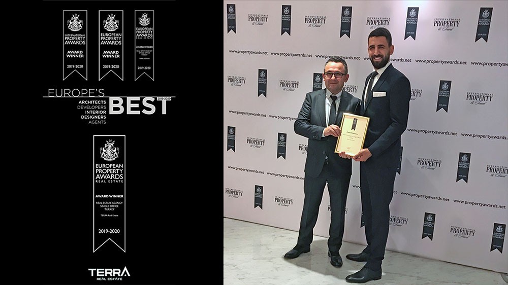 Award Winner - Best Real Estate Agency Turkey 2019 -2020