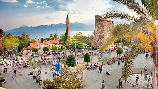 Centre-ville d'Antalya avec Vieille Ville Kaleiçi