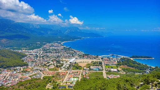 Aerial View of Kemer City