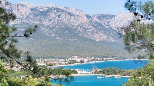Kemer City seen from south