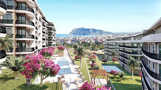 Luxury Apartments for Sale in Alanya, Oba