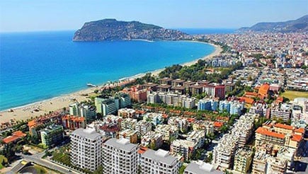 Недвижимость у моря в Алании, Турция