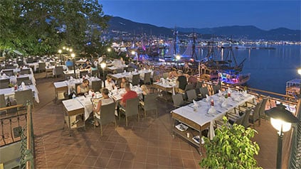 Cafes & Restaurants in Alanya, Turkey