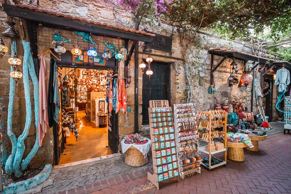 Shops in Fethiye, Turkey