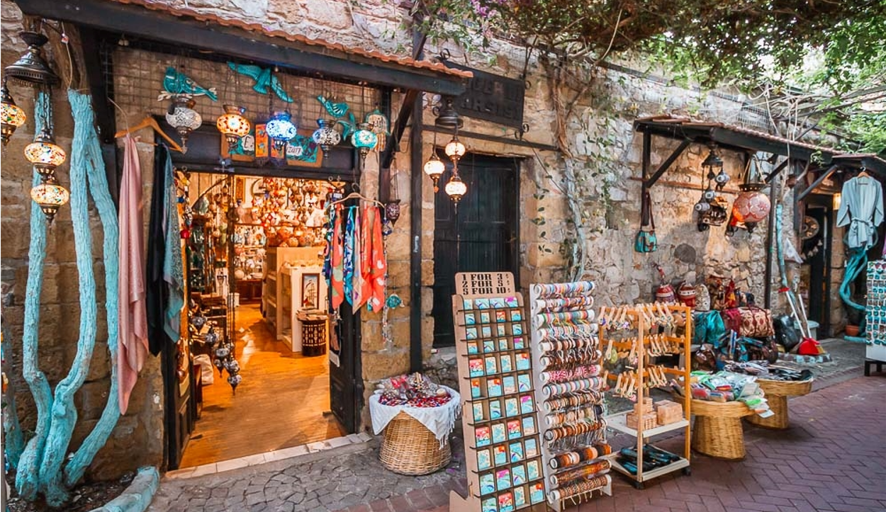 Traditional markets and shops in Fethiye, Turkey