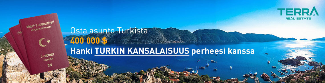 Turkin kansalaisuus sijoittamalla perheesi kanssa