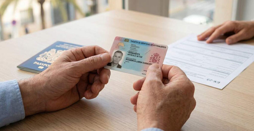 TIE Card Application in Spain