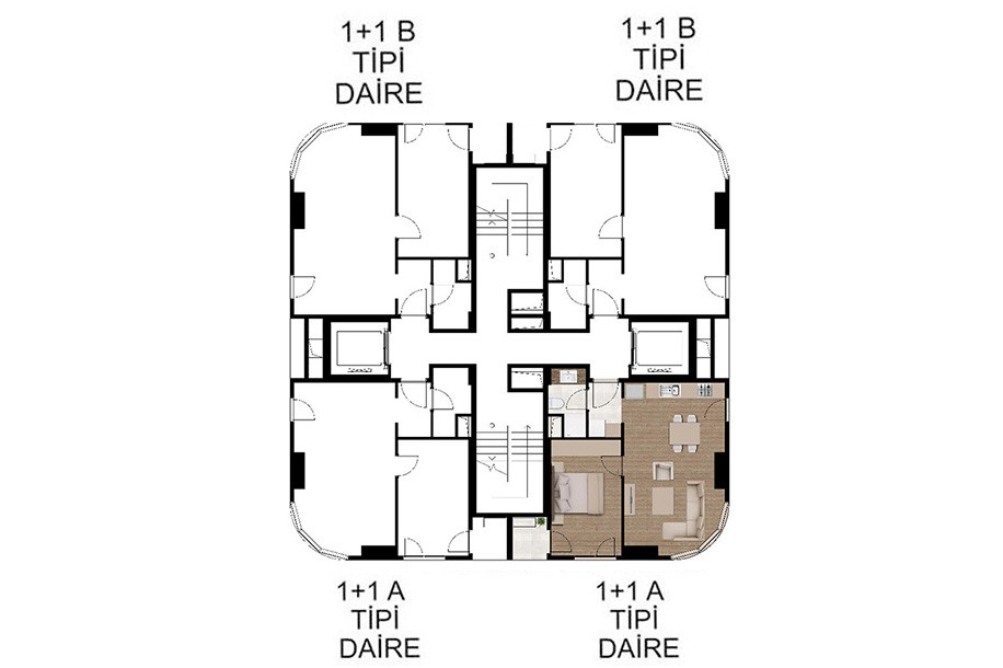 Appartements Intelligents à Vendre à Istanbul Kağıthane - 22606
