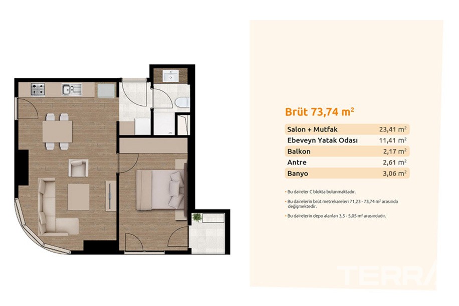 Appartements Intelligents à Vendre à Istanbul Kağıthane - 22607