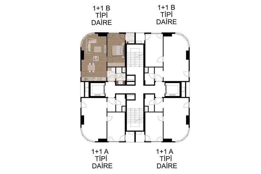 Appartements Intelligents à Vendre à Istanbul Kağıthane - 22609
