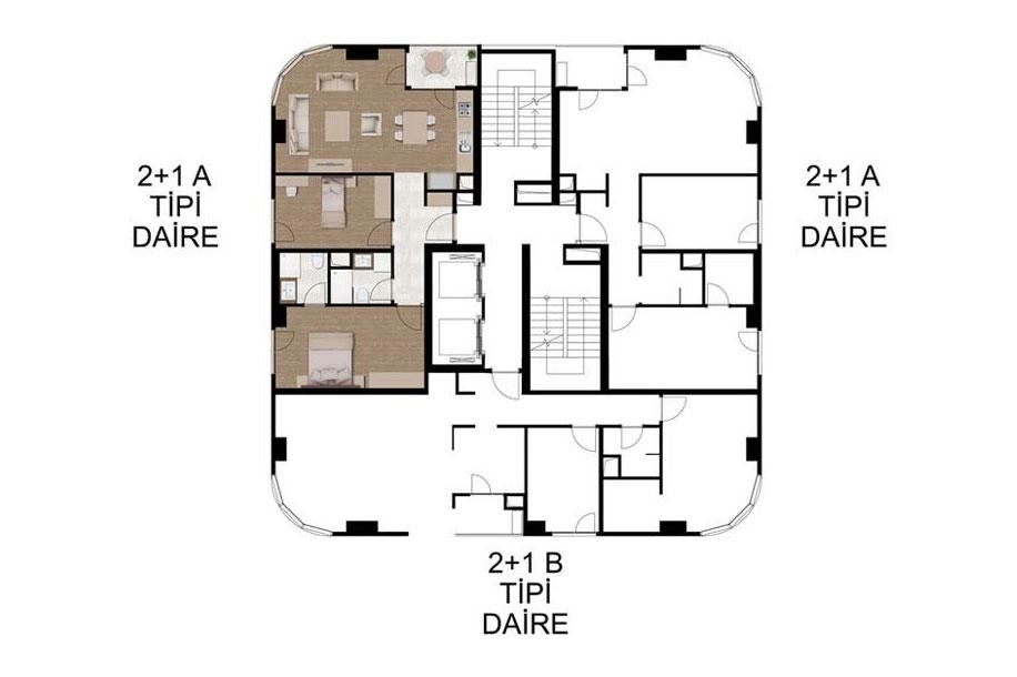 Appartements Intelligents à Vendre à Istanbul Kağıthane - 22611