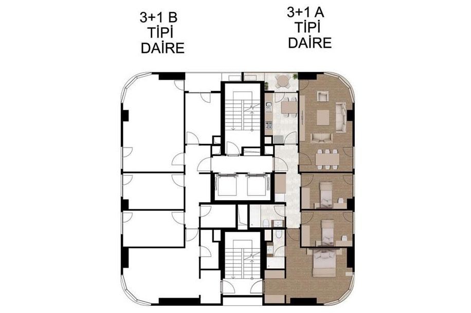 Appartements Intelligents à Vendre à Istanbul Kağıthane - 22615