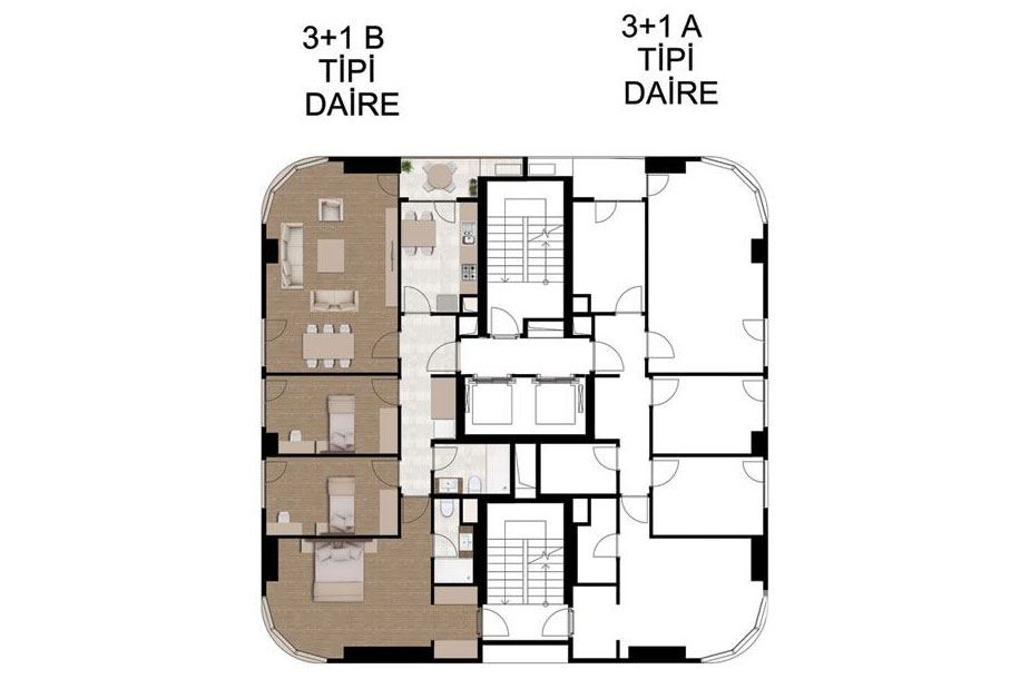 Appartements Intelligents à Vendre à Istanbul Kağıthane - 22617