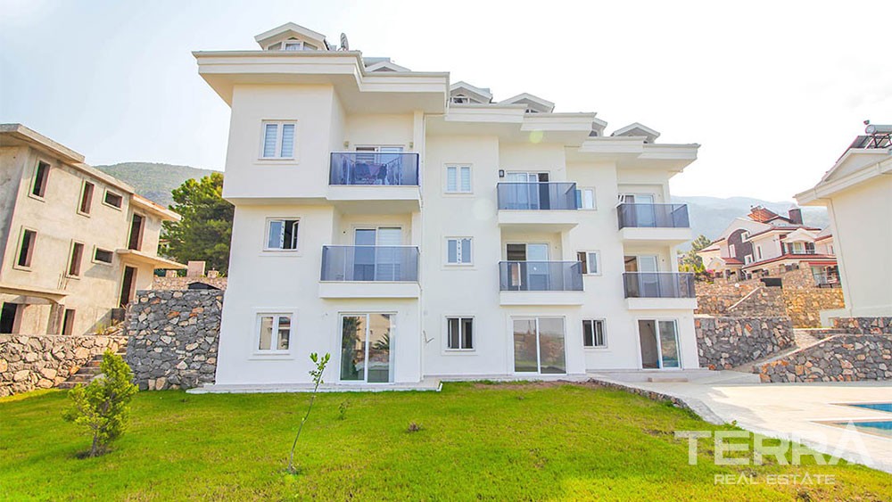 New Built Duplex Apartments in Fethiye Ovacık - 28664