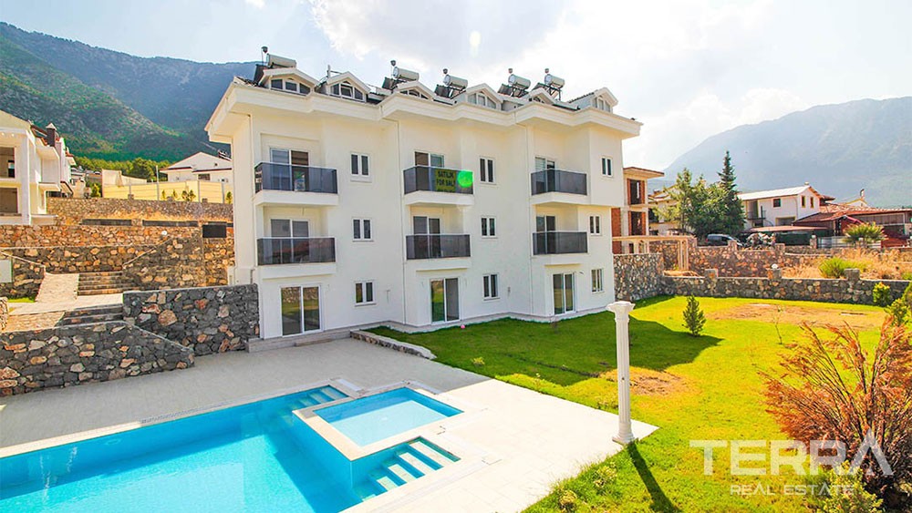 New Built Duplex Apartments in Fethiye Ovacık - 28670
