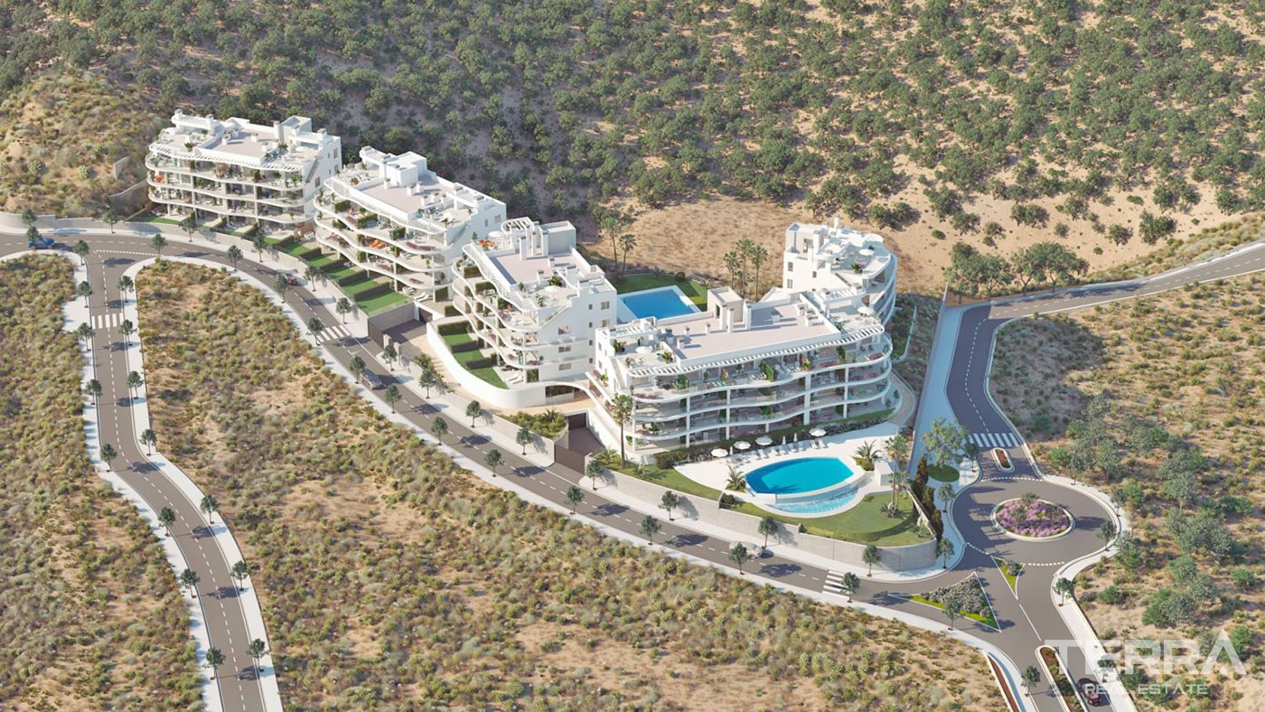 Nya lägenheter i Fuengirola med stora terrasser och panoramautsikt - 22553