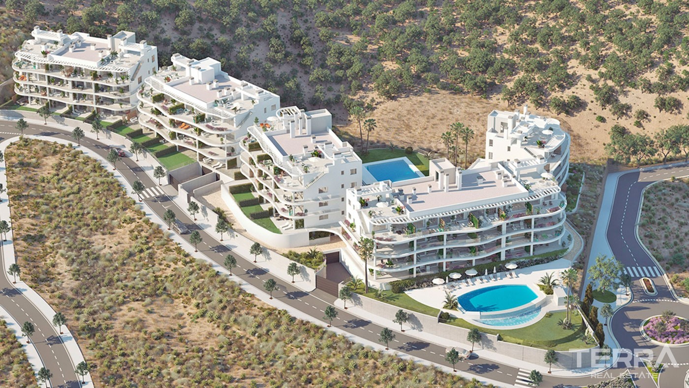 Nya lägenheter i Fuengirola med stora terrasser och panoramautsikt - 22557