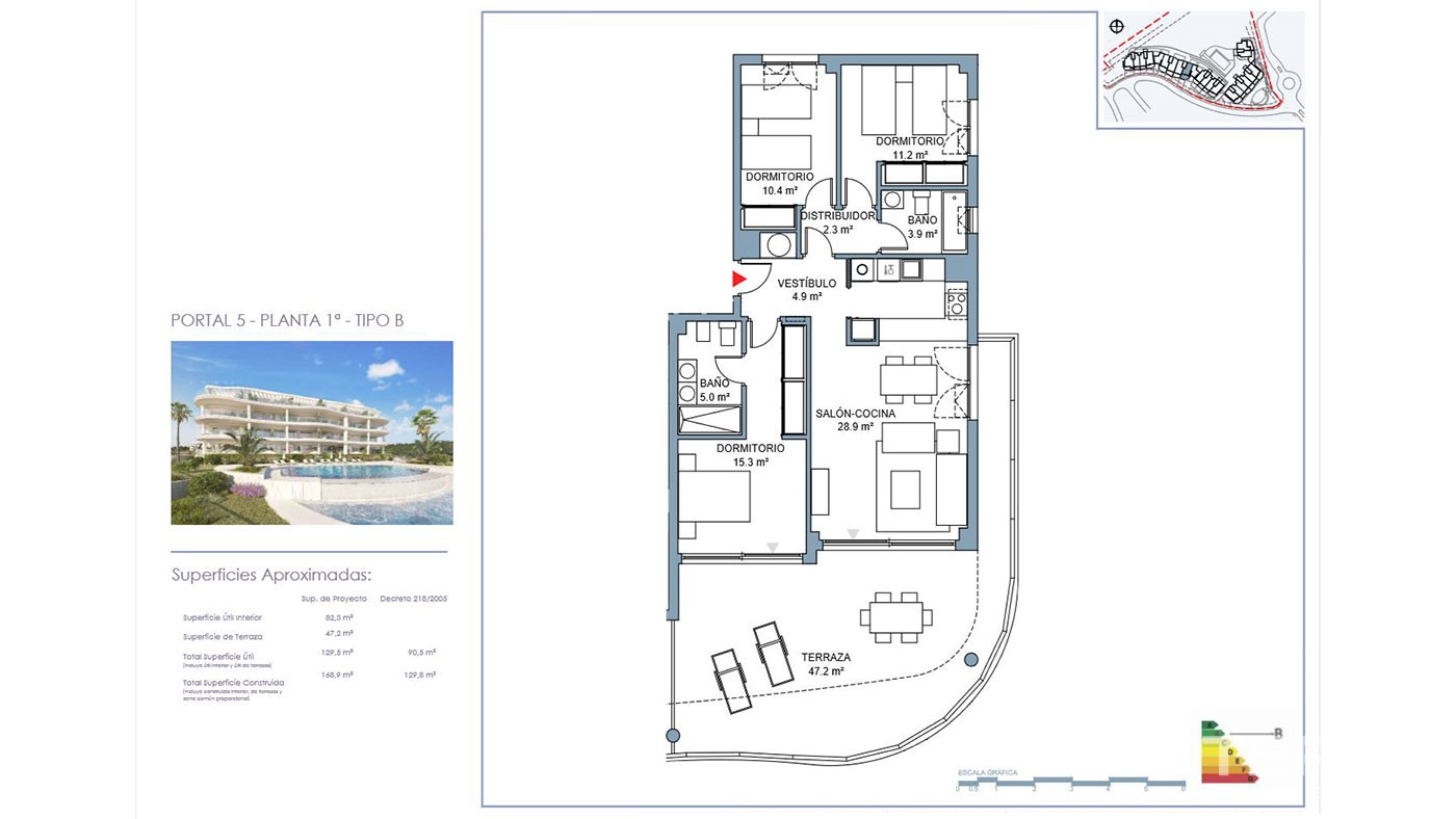 Nya lägenheter i Fuengirola med stora terrasser och panoramautsikt - 22566