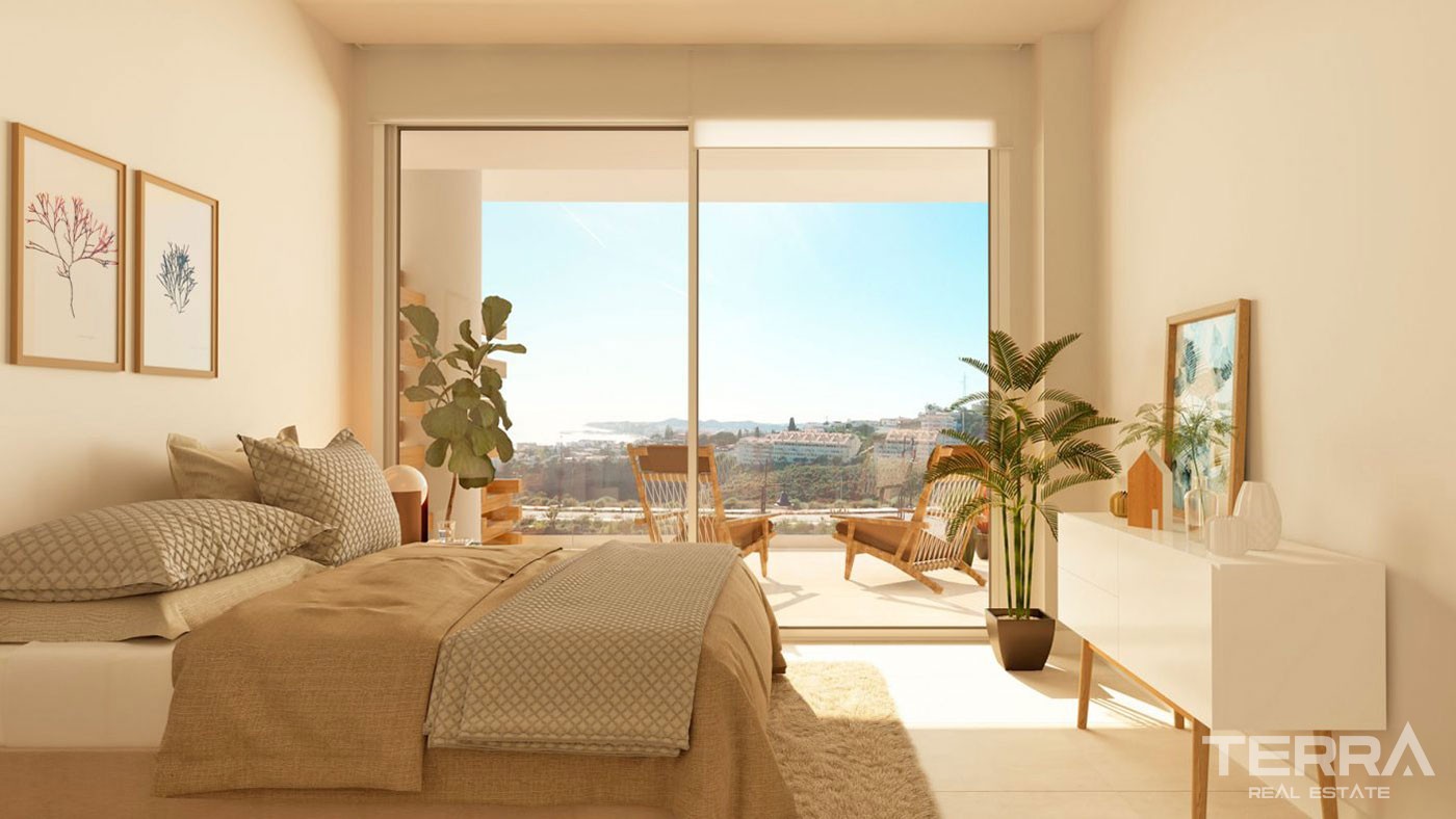 Nya lägenheter i Fuengirola med stora terrasser och panoramautsikt - 22571