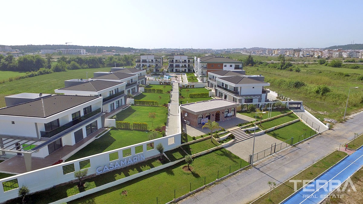 Riverside Villas With Private Garden in Side Antalya - 22602