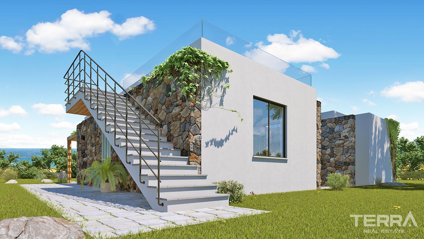 Seaside Houses With Spacious Rooftop Terrace in Esentepe Kyrenia - 22679