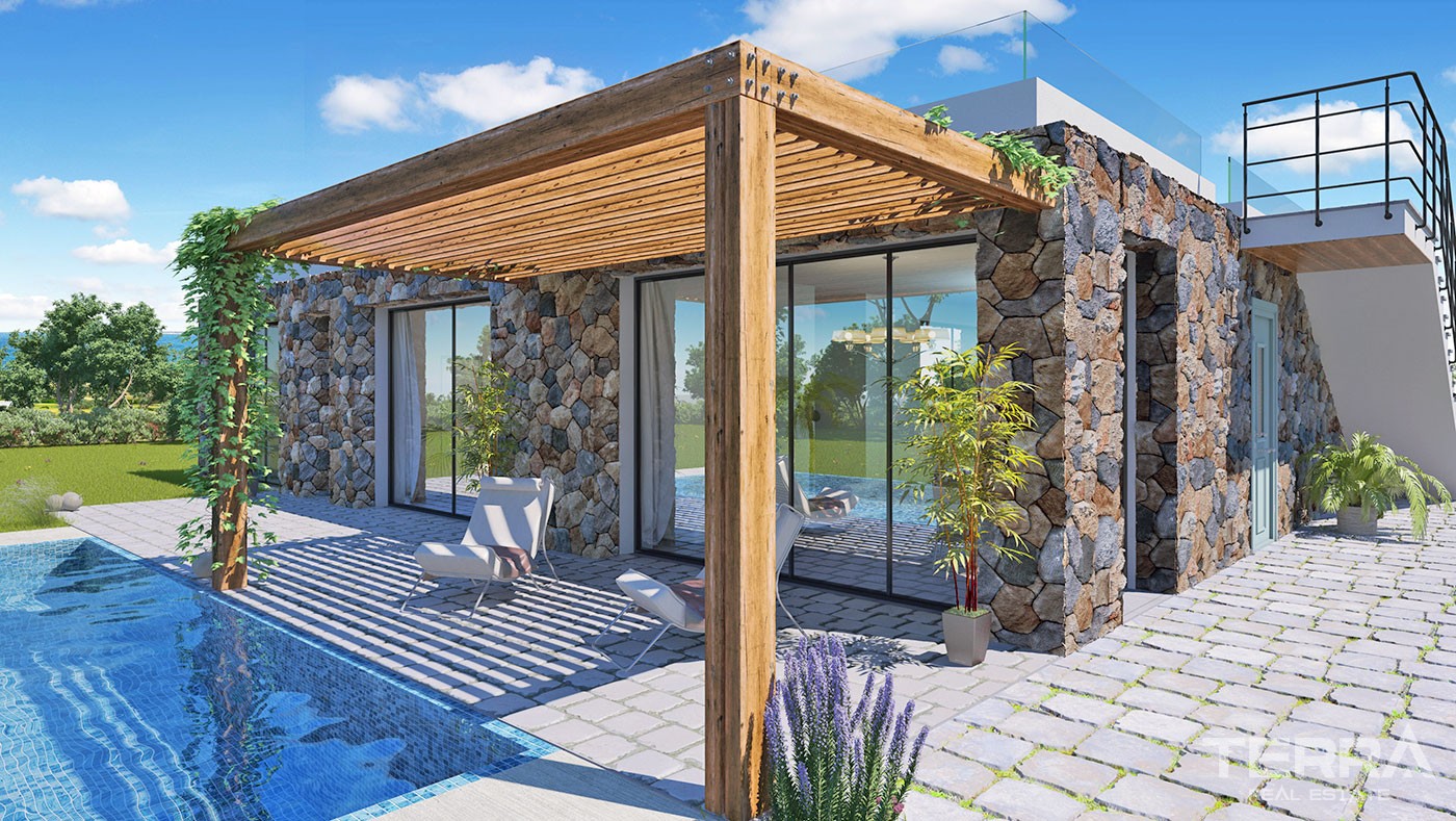 Seaside Houses With Spacious Rooftop Terrace in Esentepe Kyrenia - 22680