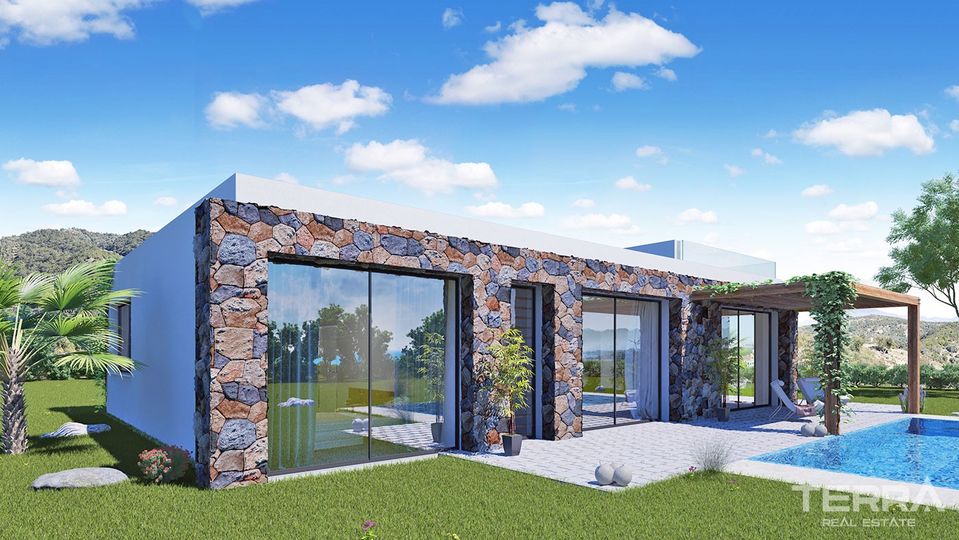 Seaside Houses With Spacious Rooftop Terrace in Esentepe Kyrenia - 22683