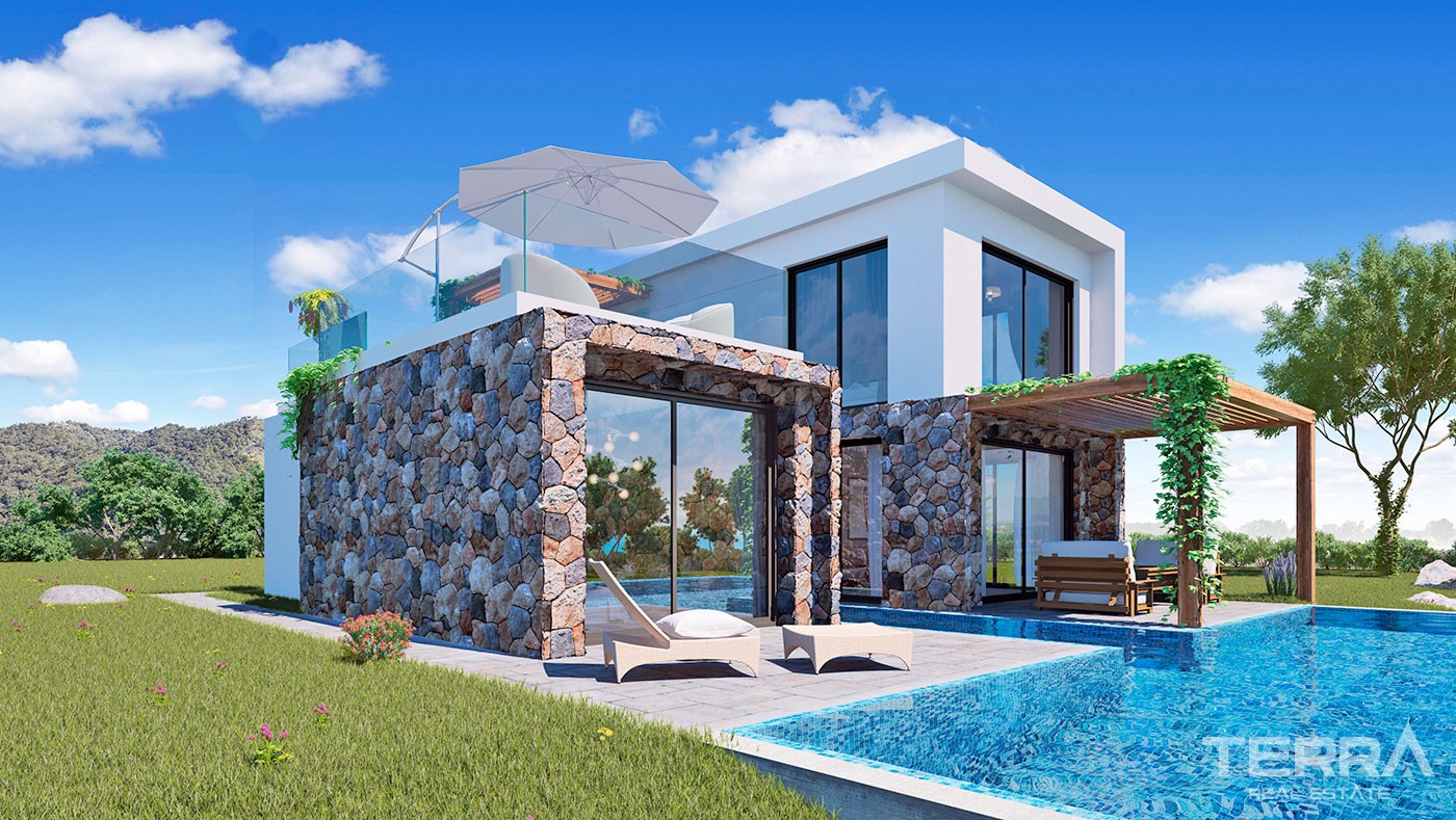 Seafront Houses Near to Luxury Golf Course in Kyrenia Riviera - 22688