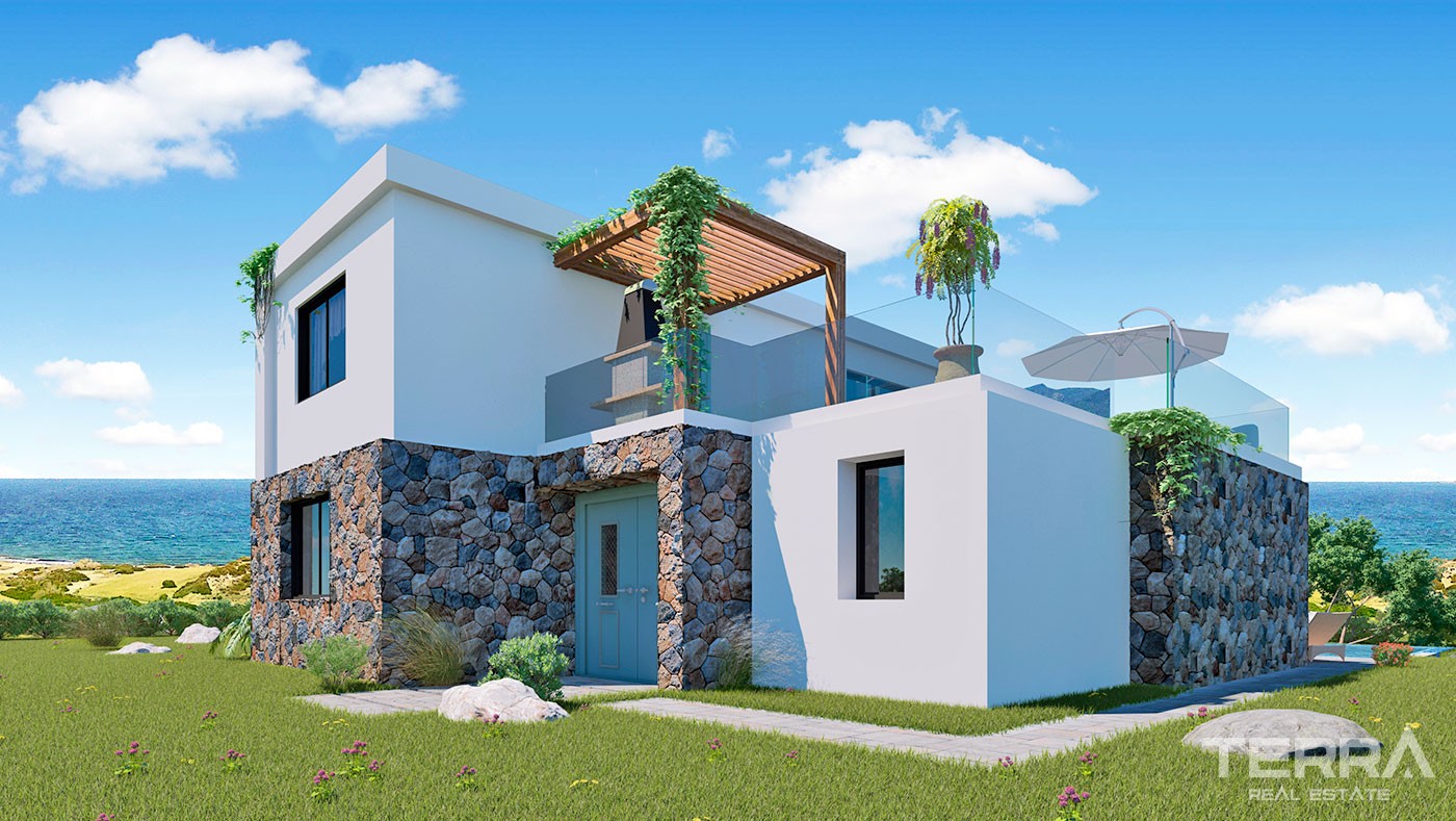 Seafront Houses Near to Luxury Golf Course in Kyrenia Riviera - 22689