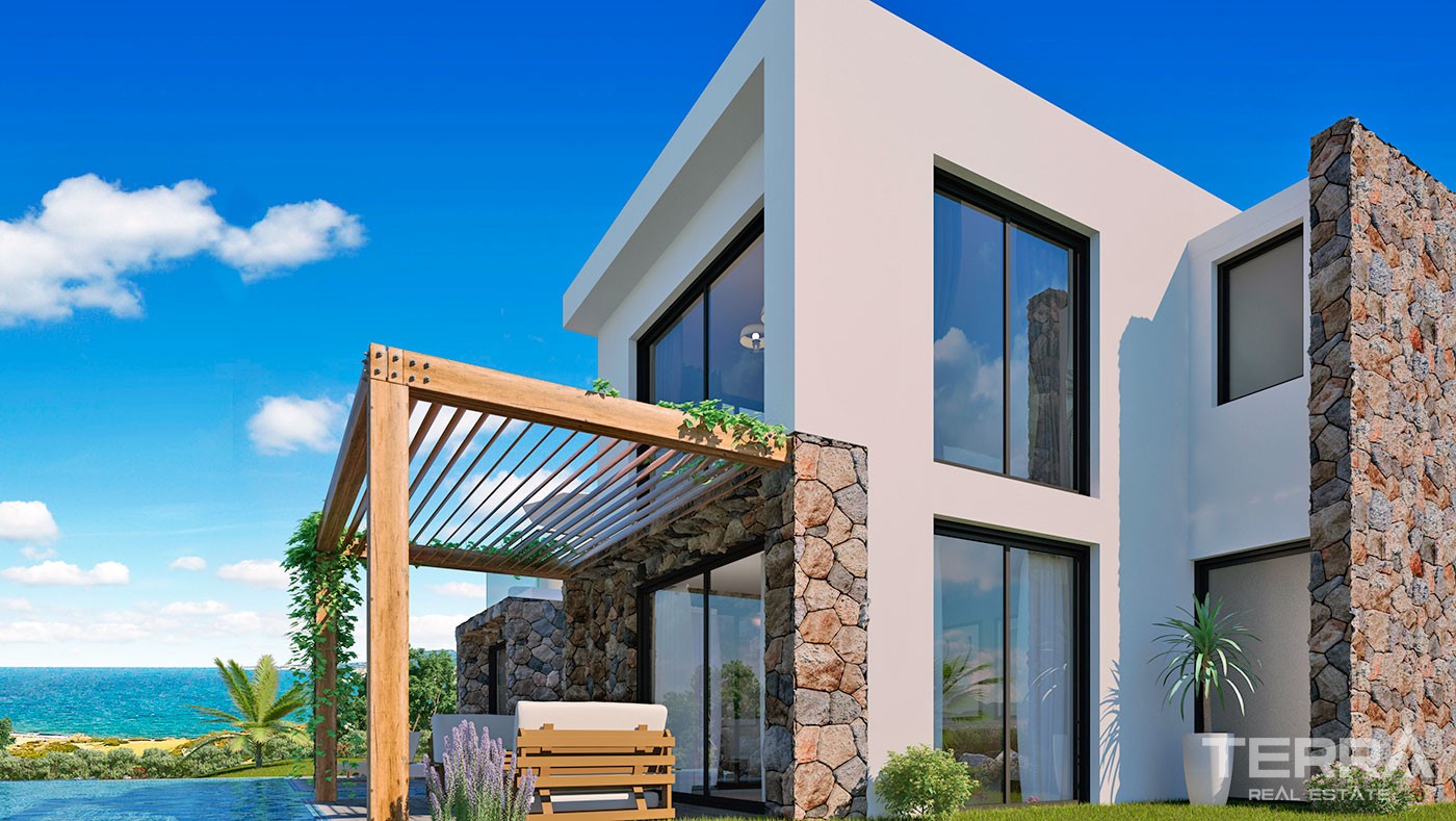 Seafront Houses Near to Luxury Golf Course in Kyrenia Riviera - 22691