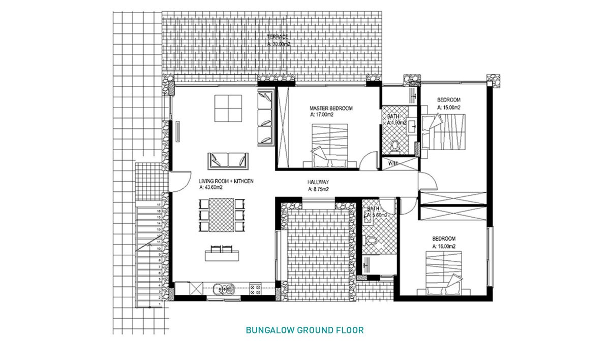 Seafront Houses Near to Luxury Golf Course in Kyrenia Riviera - 22716