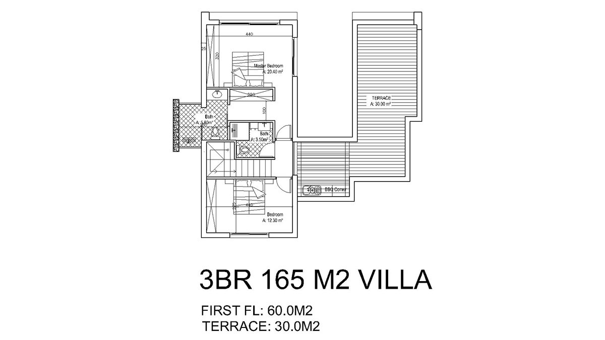 Seafront Houses Near to Luxury Golf Course in Kyrenia Riviera - 22718