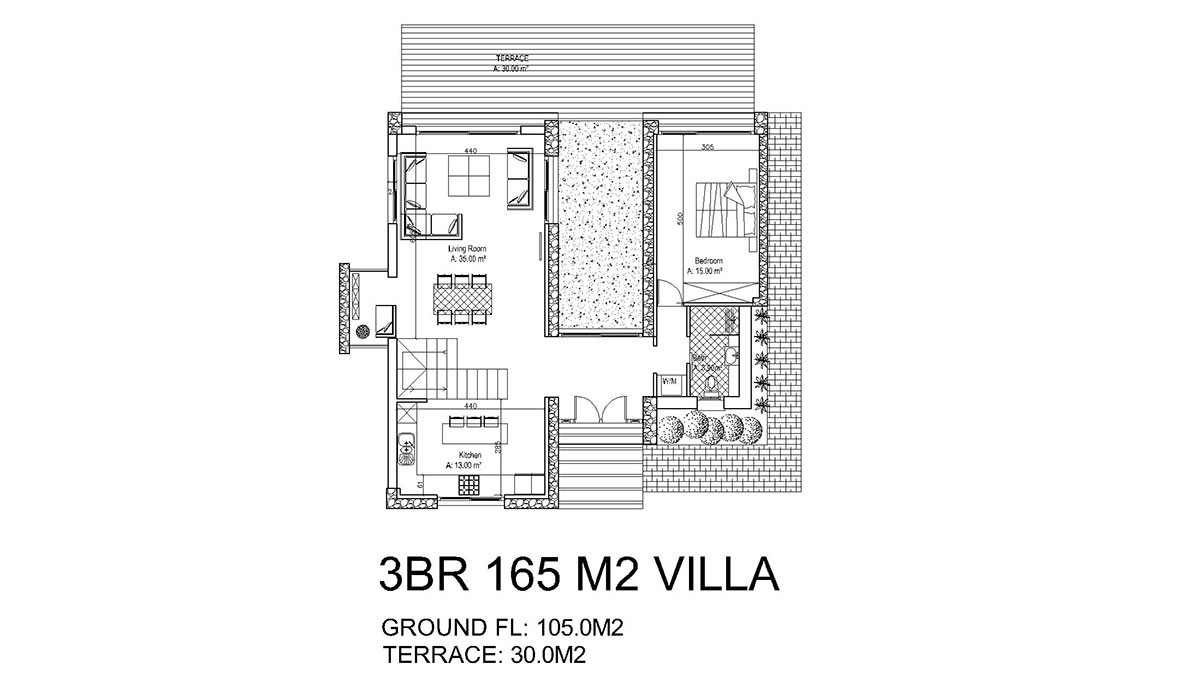 Seafront Houses Near to Luxury Golf Course in Kyrenia Riviera - 22719