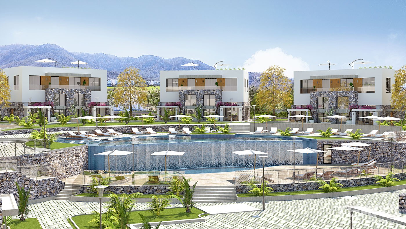 Luxury Apartments Only 200 m to the Beach in Kyrenia Esentepe - 22699