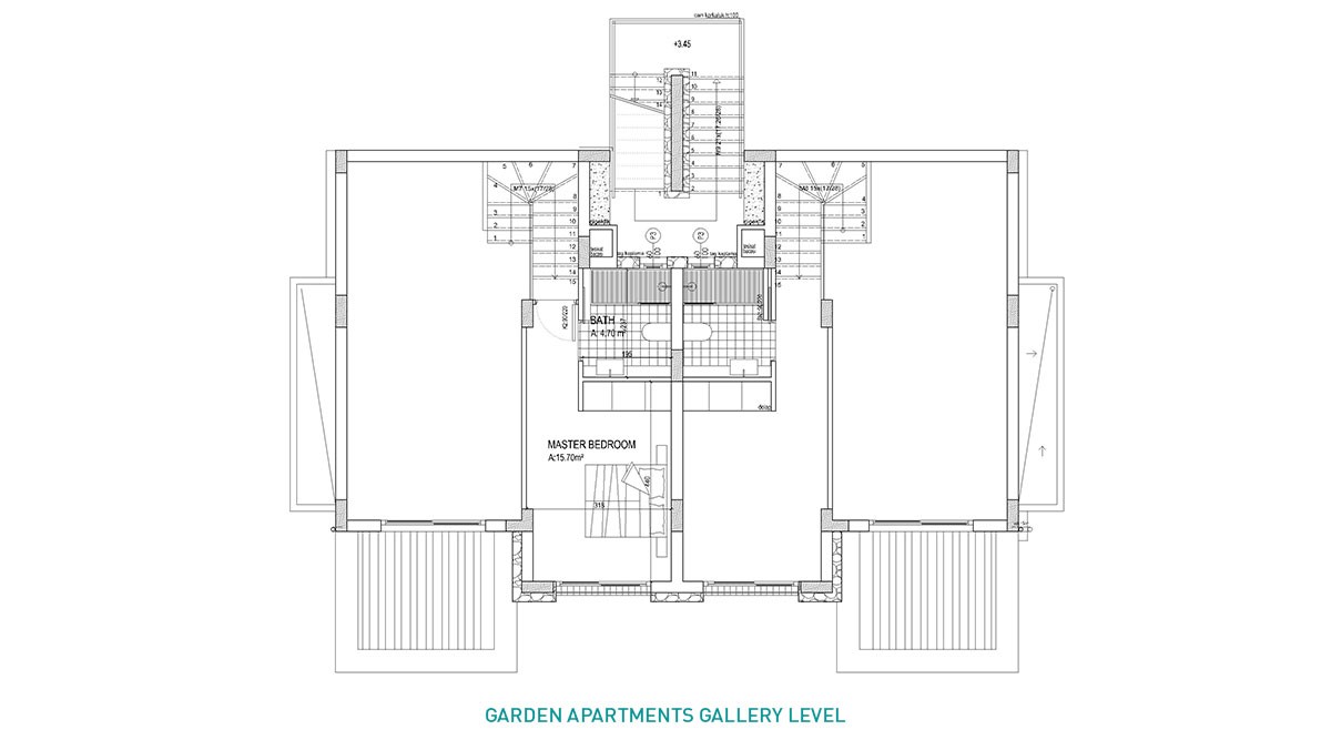 Luxury Apartments Only 200 m to the Beach in Kyrenia Esentepe - 22720
