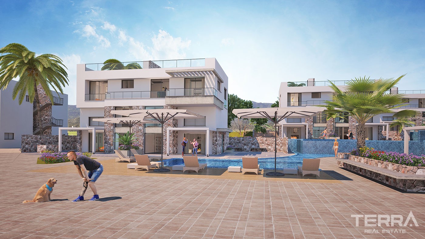 Luxury Apartments Only 200 m to the Beach in Kyrenia Esentepe - 22740