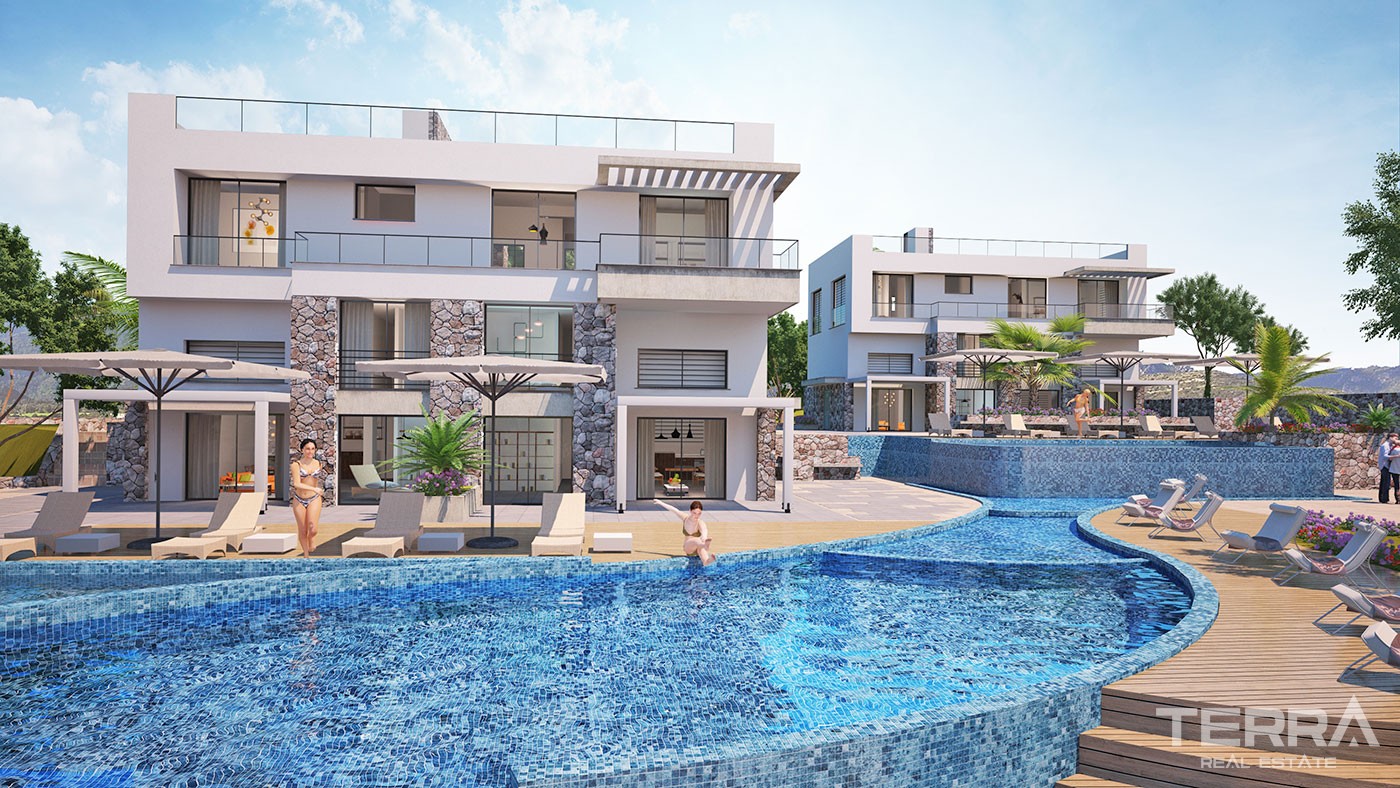 Luxury Apartments Only 200 m to the Beach in Kyrenia Esentepe - 22743