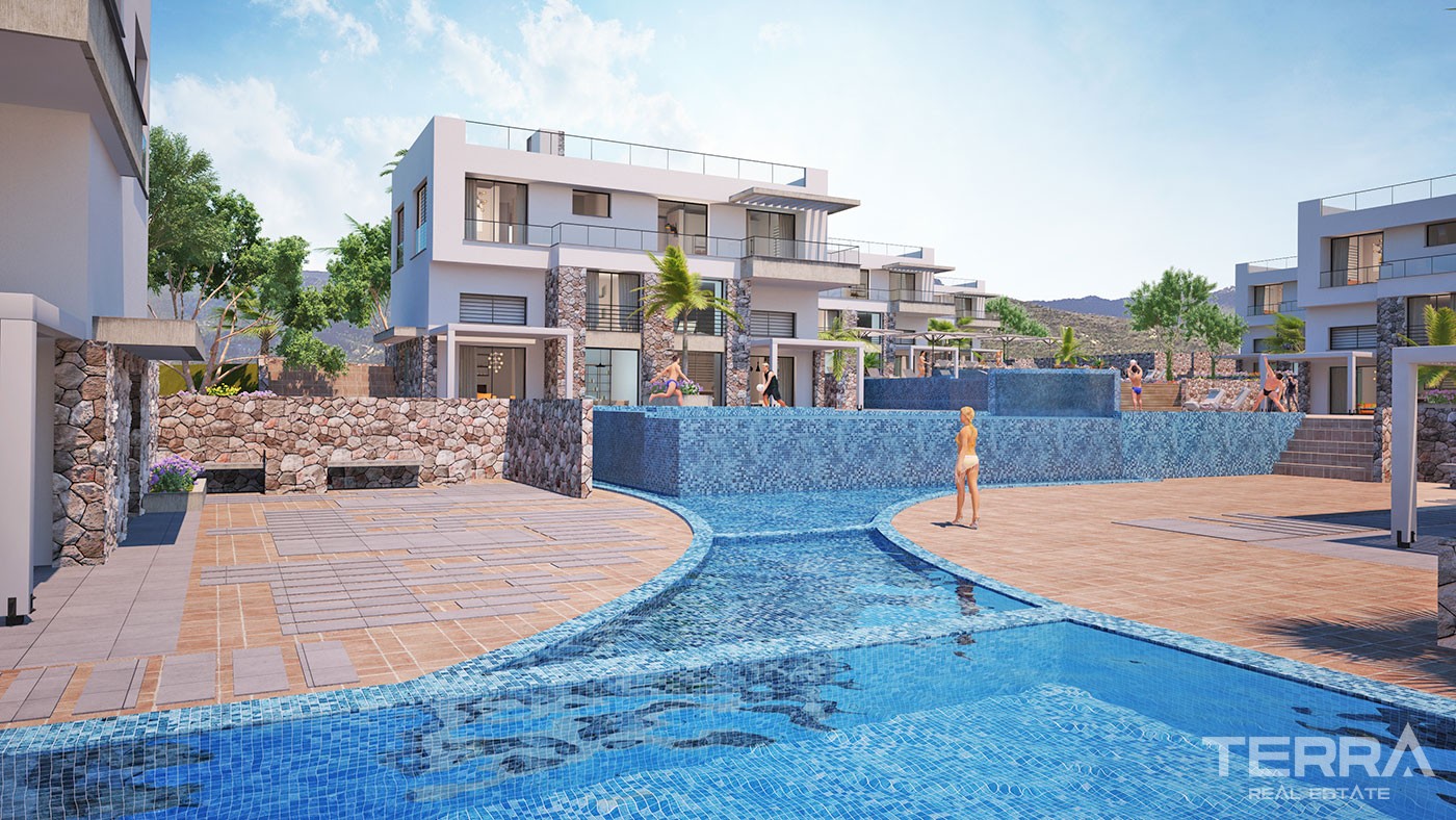 Luxury Apartments Only 200 m to the Beach in Kyrenia Esentepe - 22746
