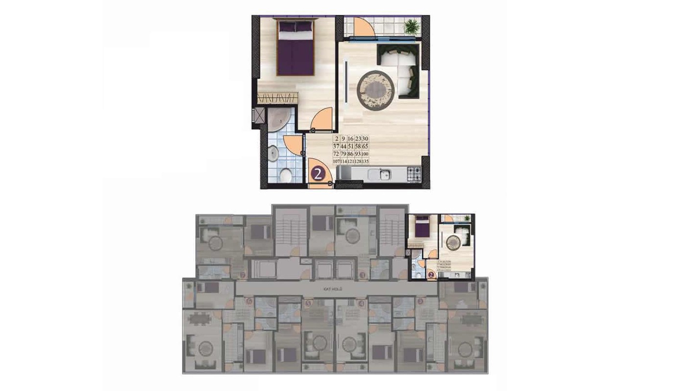 Appartements à Istanbul Proches de l'Autoroute E-5 et du Métro - 22787