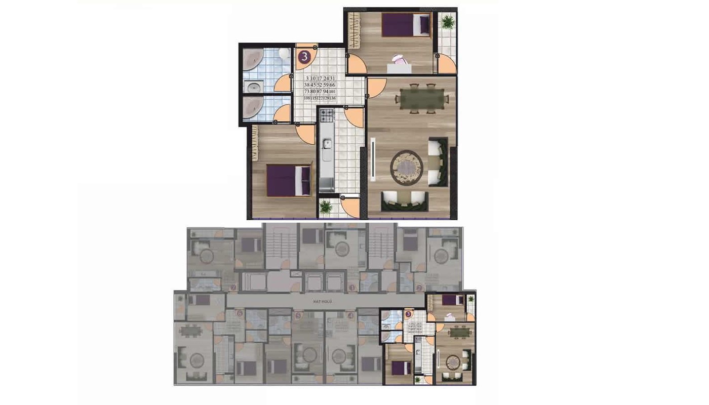 Appartements à Istanbul Proches de l'Autoroute E-5 et du Métro - 22788