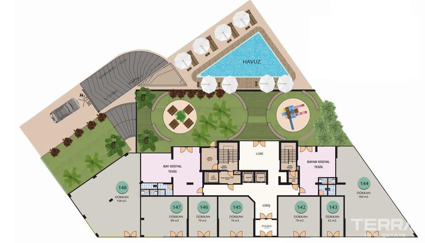 Appartements à Istanbul Proches de l'Autoroute E-5 et du Métro - 22792