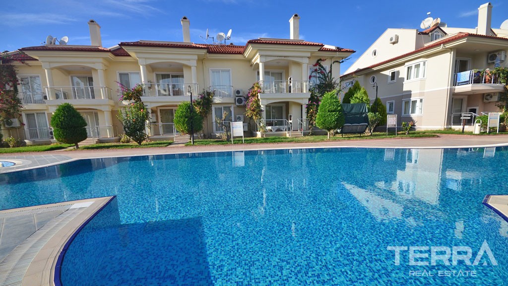 Möblierte Wohnung in Strandgrundstück in İn Çalış Fethiye - 23039