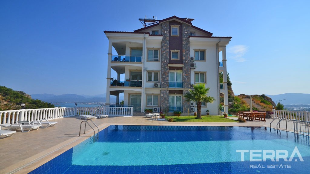 Sea View Apartment in Fethiye Taşyaka - 23055