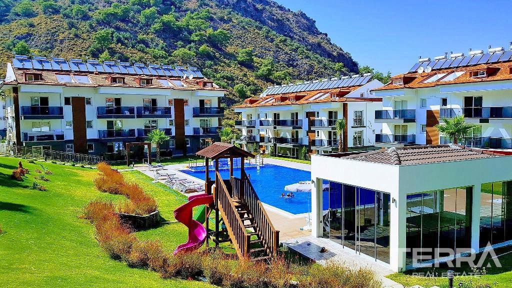 New Build Elegant Apartment for Sale in Fethiye Taşkaya - 23136