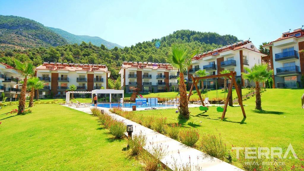 New Build Elegant Apartment for Sale in Fethiye Taşkaya - 23141