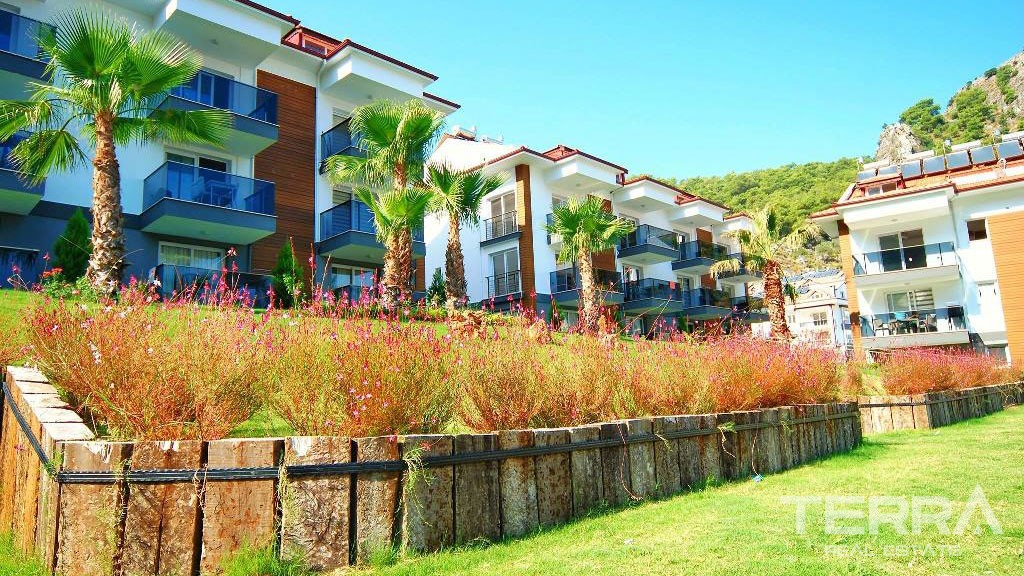 New Build Elegant Apartment for Sale in Fethiye Taşkaya - 23142