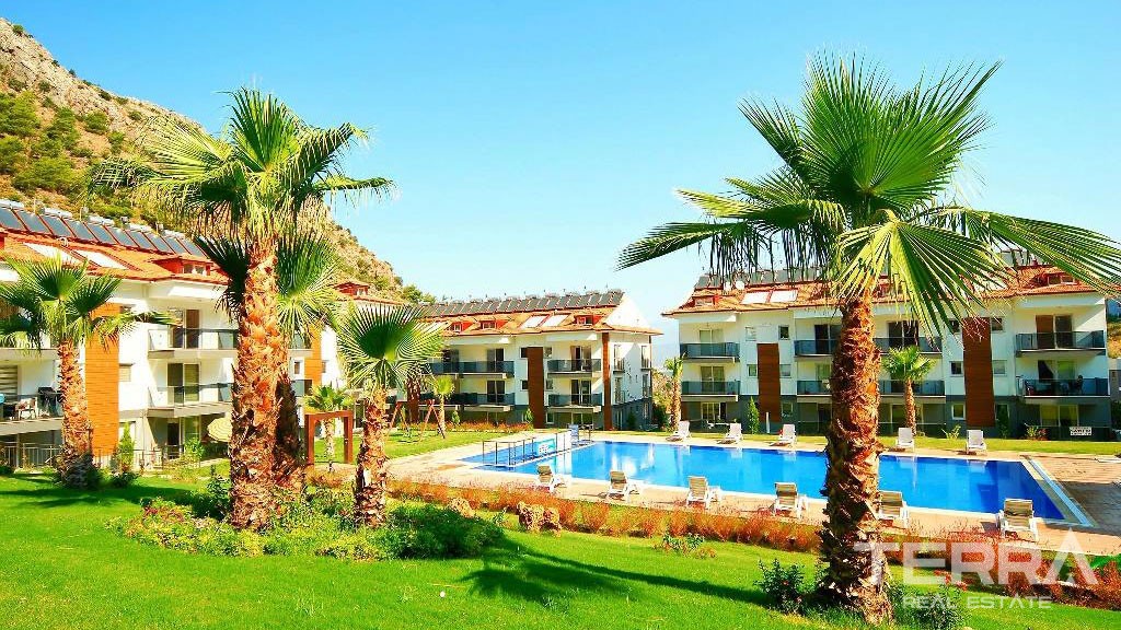New Build Elegant Apartment for Sale in Fethiye Taşkaya - 23143