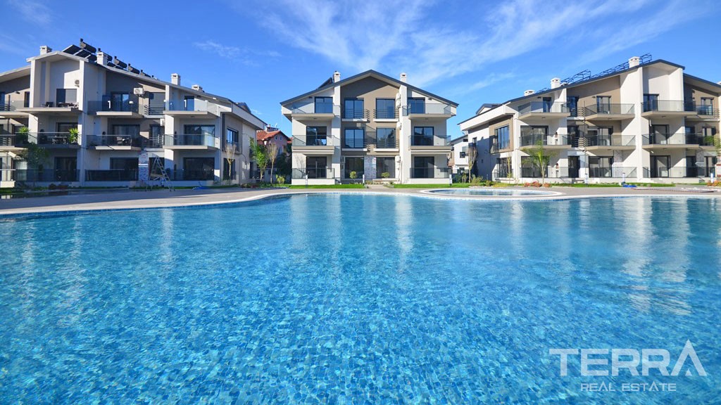 Familienapartment mit großem Pool in der Stadt Fethiye - 23155