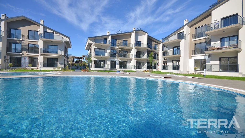 Familienapartment mit großem Pool in der Stadt Fethiye - 23157